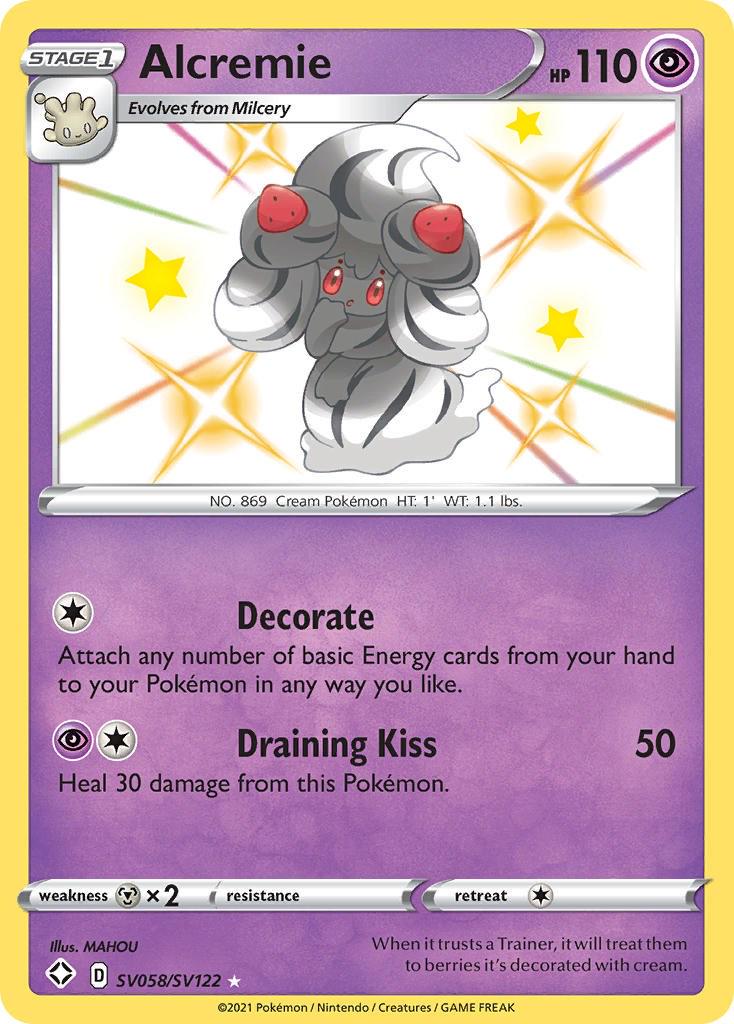 Shining Fates Alcremie Pokémon card